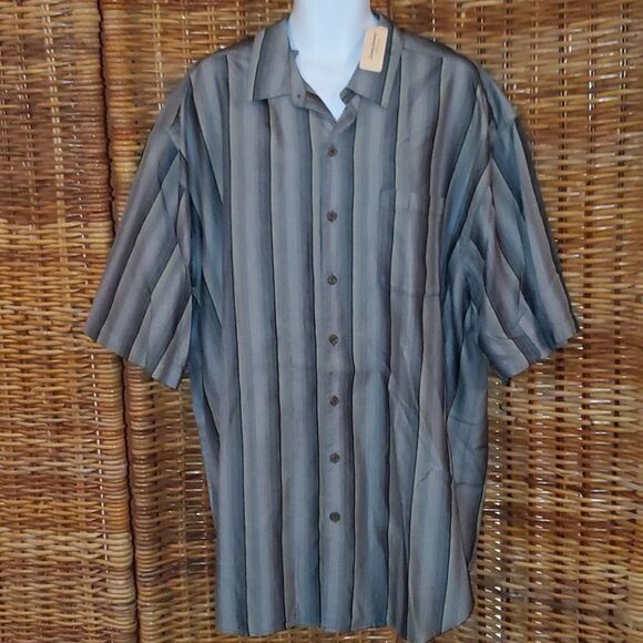 Tommy Bahama Silk Shirt 2XT NEW - Picture 1 of 4
